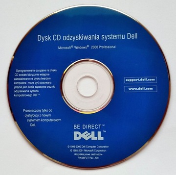 Płyta Windows 2000 Professional CD + key