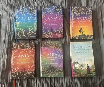 Ania z Zielonego wzgórza -5 książek 