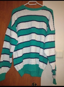 Gruby sweter oversize