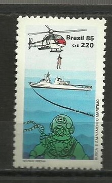 BRAZYLIA 1985 - HELIKOPTERY **