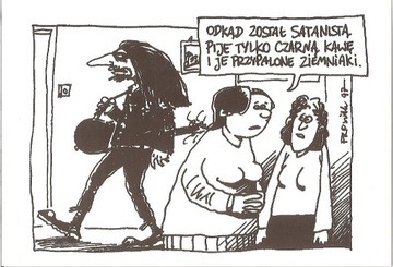 Pocztówki z komiksami rarytasy Prosiak Badyl Pała