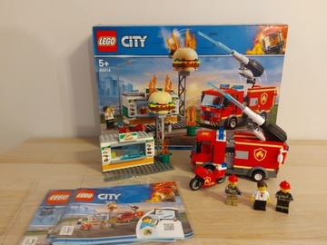 Lego City 60214 straż płonący bar