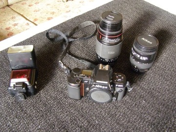 Nikon F-801s, 28-85, SB-24+ Sigma 75-300APO