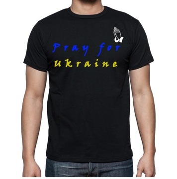 Koszulka T-shirt Ukraina Krótki Rękaw.