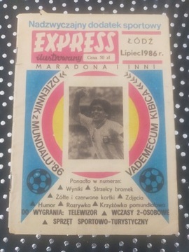 EXPRESS ILUSTROWANY,, DODATEK SPORTOWY LIPIEC 1986