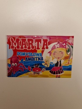 Magnes na lodówkę Marta