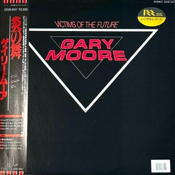 GARY MOORE VICTIMS OF THE FUTURE M-/M-/M- JAPAN OBI PROMO 1983 10/VIRGIN