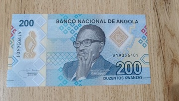 Angola 200 Kwanzas 2020 UNC - polimer 