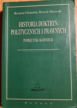 HISTORIA DOKTRYN POLITYCZNYCH I PRAWNYCH 