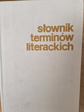 Słownik terminów literackich 