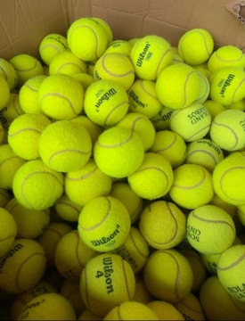 Używane piłki tenisowe 30 szt super (2 zł/piłka)
