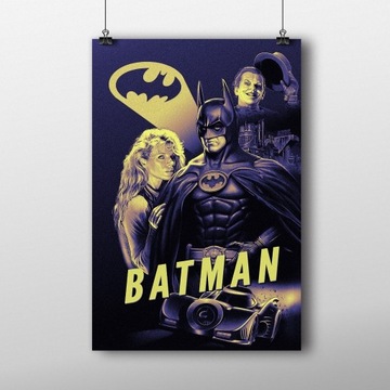 Plakat filmowy Batman 1989 wymiar 61x91 cm