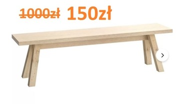 - 90% Nowa ławka firmy Brayden Studio 170x36 cm  