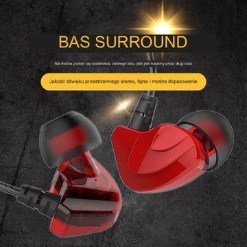 TWS S200 słuchawki douszne 4D bas