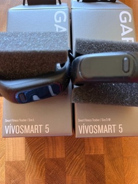 SMARTBAND GARMIN VIVOSMART 5 CZARNY S-M GWARANCJA