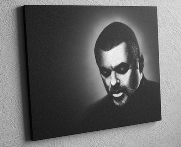 George Michael Obraz ręcznie grawerowany Grawer