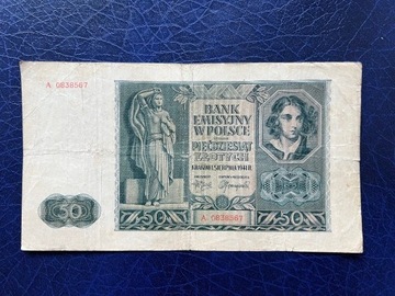 50 złotych 1941 ser. A