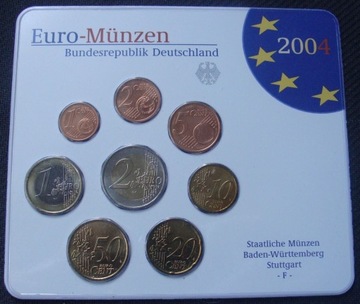 NIEMCY - Euro - Munzen 2004 F