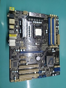 Płyta Asrock P67 Pro3+CPU I5 2500K+RAM 8GB