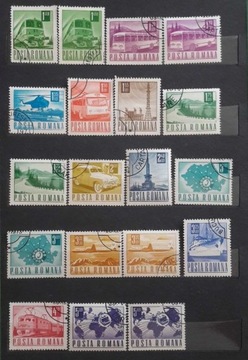 Rumunia. Znaczki pocztowe. Kasowane.