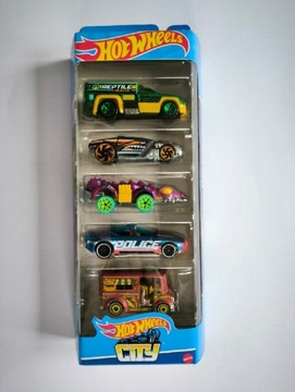 Hot Wheels samochodzik 5Pack HW City HTV39