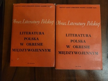 Literatura Polski w okresie międzywojennym tom 1-2