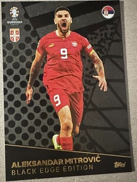 EURO 2024 TOPPS MATCH ATTAX LIMITED BLACK MITROVIC