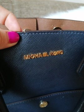 Torebka MICHAEL KORS Navy Saffiano