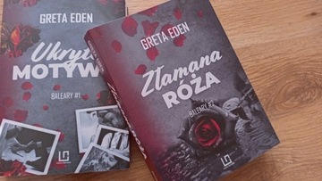 Ukryte motywy i Złamana róża, Greta Eden - 2 TOMY