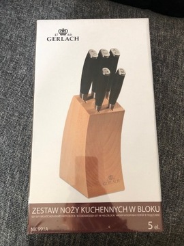 GERLACH Noże BLOK NOWE