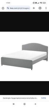 Łóżko z materacem Hauga Ikea Rocket Silverguard 