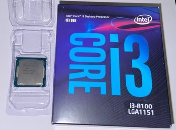 Procesor intel i3 8100