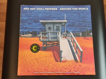 Red Hot Chili Peppers AROUND THE WORLD żółty winyl