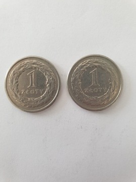 Moneta 1 zł z 1992 roku 