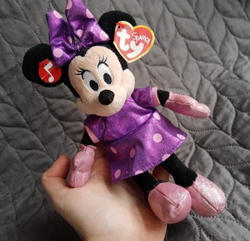 Maskotka Myszka Mimi pluszowa Minnie DISNEY Ty22cm