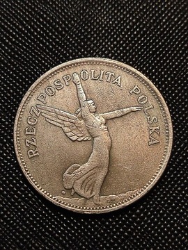 5 złotych 1931 rok anioł Nike stara moneta Polska wykopki monet