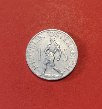Moneta 1 szyling 1947, Austria
