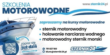 Jednodniowy kurs na patent Sternika Motorowodnego