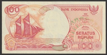 Indonezja 100 rupiah 1992 - stan bankowy UNC