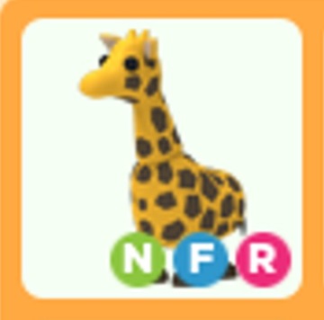 Roblox Adopt Me Giraffe NFR neon FR