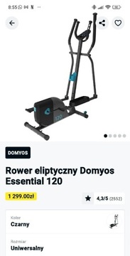 ORBITREK Rower eliptyczny DOMYOS ESSENTIAL 120