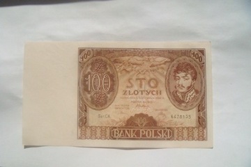 Polska Banknot 100 zł. 1934 r. seria CK stan 1