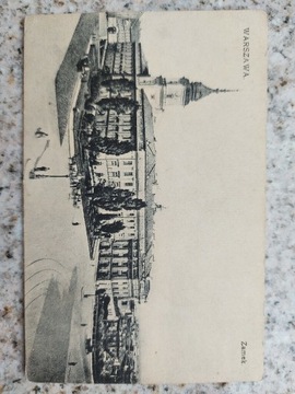 Warszawa zamek 1910 r pocztówka 