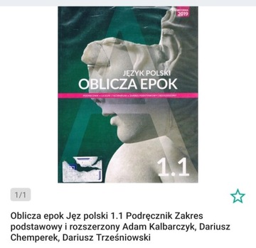 Język polski Oblicza Epok A.Kalbarczyk