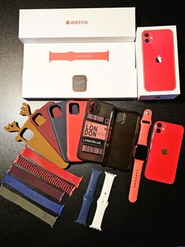 iPhone 11 64GB + Apple Watch 6 40mm (PRODUCT)Red