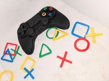 Figurka na tort. Xbox. Gamer. Gamepad 