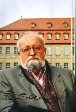 Krzysztof Penderecki autograf
