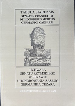 Tabula Siarensis Uchwała Senatu Rzymskiego