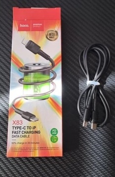 Kabel USB C do Lightning Hoco 20 W PD