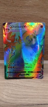 Karta Pokemon Charizard VMAX rainbow